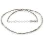 NirvanaIN Black Diamond Necklace, Diamond necklace for gift, diamond jewelry, rough black diamond necklace, 47CM necklace for her birthday gift