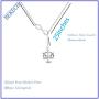 BEKECH Infinity and Scales of Justice Pendant Y Necklace Lawyer Necklace Law Student Graduation Gift New Lawyer Gift Attorney Gift