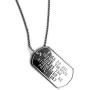 I Can Do All Things Through Christ Military Dog Tag Necklace Philippians 413