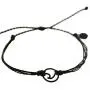 Pura Vida Black Wave OG Bracelet - Plated Charm, Adjustable Band - 100% Waterproof