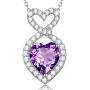 Birthday Gifts for Her March Birthstone Aquamarine Love Infinity Emerald Periodt Blue Sapphire Pink Tourmaline Citrine Garnet Amethyst Jewelry Sterling Silver