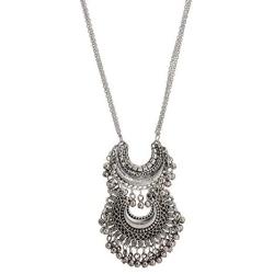 Zephyrr Fashion Turkish Style Beaded Pendant Long Necklace for Women Boho Gypsy