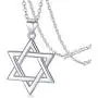 FaithHeart Star of David Jewish Necklace-Sterling Silver Pendant for Women-The Seal of Solomon Talisman Tantrism Hexagram Jewelry for Men FaithHeart Star of David Jewish Necklace-Sterling Silver Pendant for Women-The Seal of Solomon Talisman Tantrism Hexagram Jewelry for Men