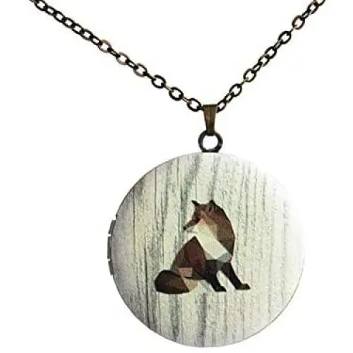 SI EASY Unique Pendant Locket Necklace,3D Embossed Charm Lockets SI EASY Unique Pendant Locket Necklace,3D Embossed Charm Lockets