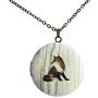 SI EASY Unique Pendant Locket Necklace,3D Embossed Charm Lockets