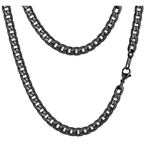 PROSTEEL Stainless Steel 7mm Cuban Link Chain/7mm Figaro Chain/5mm 3D Chain for Men Women, Hypoallergenic, Suitable for Sensitive Skin, 18''/20''/22''/24''/26''/28''/30'', Come Gift Box