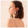 DORAFO Toilet Paper Earrings for Women Paper Towel Dangle Statement Earrings Hypoallergenic Funny Earrings for Girls
