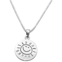 Sterling Silver You are My Sunshine My only Sunshine Necklace (18'' Chain Included)