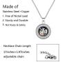 FUSTMW Artist Necklace Gift Future Artist Gifts Paint Brush Pendant Painter Gifts Art Student Gifts Artist Jewelry