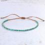 KELITCH Seed Bead Friendship Strand Bracelet Handmade Beaded String Bracelet Fashion Charm Jewelry