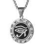 AsAlways Ancient Egyptian Coptic Jewelry for Men Women, Eye of Horus Necklace，Ancient Egyptian Symbol of Protection
