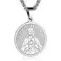P. BLAKE Stainless Steel Catholic Sacred Heart of Jesus Necklace, 22-24 Inches P. BLAKE Stainless Steel Catholic Sacred Heart of Jesus Necklace, 22-24 Inches
