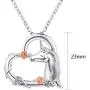 TANGPOET Unicorn Necklace for Girls S925 Sterling Silver Unicorns Gifts Heart Pendant Jewelry for Women Daughter Teens