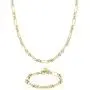 BOUTIQUELOVIN 14K Gold Plated Paperclip Link Chain Choker Necklace for Women Girls