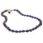 GlassOfVenice Murano Glass Sommerso Necklace - Navy Blue