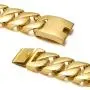 ROWIN&CO Jewelry Huge 32mm Mens Chunky Bracelet Heavy Sturdy 18K Yellow Gold PVD Plating Stainless Steel Cuban Chain with Box Clasp, 9.5 Inch/10.5 oz
