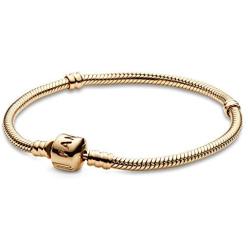 PANDORA Jewelry Moments Gold Clasp Charm Gold 14K Bracelet