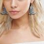 RechicGu Western West Cowgirl Texas Boots Spur Dangle Drop Earrings Rodeo Boho Fancy Dress Costume