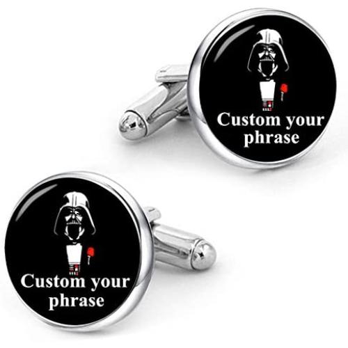 Kooer Classic Stylish Star Cuff Links Personalized Wedding Cufflinks Gift for Men