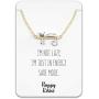Lazy Cat Necklace – Funny Cats Jewelry – Kitty in Energy Save Mode – Cute Cat Lovers Gift