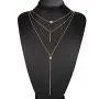 Chargances Women Y Lariat Necklace Bar Pendant Choker Necklace Bohemia Three Layered Necklace Multi layer Chain Delicate Women Y Necklaces for Women Long Choker Jewelry for Women and Girls (gold) Chargances Women Y Lariat Necklace Bar Pendant Choker Necklace Bohemia Three Layered Necklace Multi layer Chain Delicate Women Y Necklaces for Women Long Choker Jewelry for Women and Girls (gold)