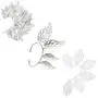 Elf Ear Cuff Metal Leaf Wrap Earring Hollowed Flower Leaf Cosplay Fairy Ear Wrap Cuffs Earrings for Women Girls Wedding Jewelry Filigree Fairy Elven Fantasy Handcraft Ear Cuffs Elf Ear Cuff Metal Leaf Wrap Earring Hollowed Flower Leaf Cosplay Fairy Ear Wrap Cuffs Earrings for Women Girls Wedding Jewelry Filigree Fairy Elven Fantasy Handcraft Ear Cuffs