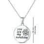 Charmsy Sterling Silver Jewelry Inspiration Engraved Pendant Necklace with Cable Chain for Women Teen Charmsy Sterling Silver Jewelry Inspiration Engraved Pendant Necklace with Cable Chain for Women Teen