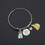 TIIMG Princess Gift Cartoon Princess Charm Bracelet I’m 99% Sure You are A Princess Fairytale Jewelry for Daughter Niece Granddaughter Girlfriend