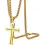 Cupimatch Philippians 4:13 Cross Pendant Necklace, Stainless Steel Strength Bible Verse Crucifix Jewelry with 22 inch Chain Cupimatch Philippians 4:13 Cross Pendant Necklace, Stainless Steel Strength Bible Verse Crucifix Jewelry with 22 inch Chain