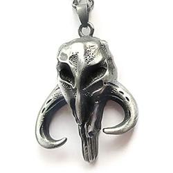 Mandalorian Medallion & Chain mandalorian jewelry