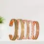 FASHIONZAADI Copper Bracelet Set of 5,Magnetic 100% Pure Copper Therapy Effective & Natural Relief Jewelry for Mens & Womens FASHIONZAADI Copper Bracelet Set of 5,Magnetic 100% Pure Copper Therapy Effective & Natural Relief Jewelry for Mens & Womens