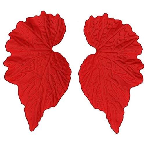 GUOXIAOMEI Bohemian Leaf Statement Earrings Lightweight Summer Dangle Earrings Boho Drop Stud Earrings for Women Girls