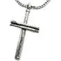 FORGIVEN JEWELRY Baseball Bat Cross Necklace Chain FORGIVEN JEWELRY Baseball Bat Cross Necklace Chain