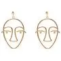 Mrotrida Abstract Human Face Earrings Fashion Alloy Eyes Lips Hand Dangle Earrings Unique Big Earrings for Womens Party Mrotrida Abstract Human Face Earrings Fashion Alloy Eyes Lips Hand Dangle Earrings Unique Big Earrings for Womens Party