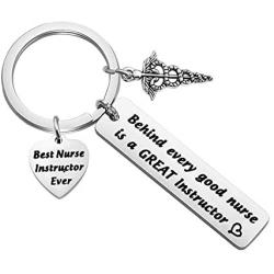 MAOFAED Nurse Instructor Gift Nurse Instructor Appreciation Gift Nurse Preceptor GiftNurse Teacher Gift Behind Every Good Nurse is a Great Instructor