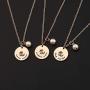 Zuo Bao 3 Sister Necklace Big Sister Middle Sister Little Sister Necklace Set Sisters Gift Best Friend Necklace