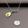 Funny Avocado Gift Just A Girl Who Loves Avocado Necklace Avocado Jewelry Gift for Avocado Lover(avocado NL)