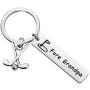 POTIY Memorial Jewelry Memories Golf Gift in Memory of Grandpa Grandpa Golf Charm Keychain Fore Grandpa Golf Gift for Fathers Day