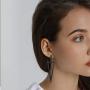 Womens Geometric Dangle Drop Earrings, Metal Triangle Dangle Earrings Costume Jewelry For Her Gift, Multiple Color