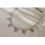 LAVLA Dainty Butterfly Choker Necklace - Gold/Rose Gold/Silver Plated 3mm Bling Iced Out Cubic Zirconia Tennis Chain With Butterfly Charm/Square CZ 14inch+2inch