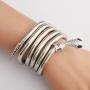 KUIYAI Flexible Bendable Snake Necklace Wrap Bangle Twistable Snake Jewelry