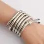 KUIYAI Flexible Bendable Snake Necklace Wrap Bangle Twistable Snake Jewelry KUIYAI Flexible Bendable Snake Necklace Wrap Bangle Twistable Snake Jewelry