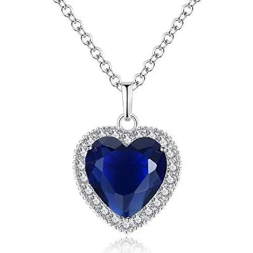 Almusen Love Heart Pendant Necklace for Women Cubic Zirconia Jewelry for Women Valentines Day Jewelry Gifts Womens Party/Anniversary/Birthday Gifts Almusen Love Heart Pendant Necklace for Women Cubic Zirconia Jewelry for Women Valentines Day Jewelry Gifts Womens Party/Anniversary/Birthday Gifts