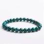 Reikocrystalbeads Genuine Jewelry Natural Malachite Chrysocolla Crystal Gemstone Bracelet 7mm Stretch Round Bead