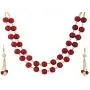 Efulgenz Muti Layered Indian Bollywood Kundan Red Faux Ruby Pearl Beaded Bridal Necklace Earrings Wedding Jewelry Set Efulgenz Muti Layered Indian Bollywood Kundan Red Faux Ruby Pearl Beaded Bridal Necklace Earrings Wedding Jewelry Set
