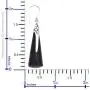 Shop LC Womens Black Onyx 925 Sterling Silver Dangle Drop Earrings for Womens Prom Jewelry Mothers Day Gifts (Black-Drop/Solitaire/Dangle/Statement/Teardrop)