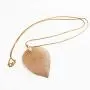HUNO Real Filigree Leaf Necklace Natural Leaves Long Pendant Fashion Jewelry HUNO Real Filigree Leaf Necklace Natural Leaves Long Pendant Fashion Jewelry