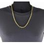 Nuragold 10k Yellow Gold 7mm Solid Rope Chain Diamond Cut Necklace, Mens Jewelry Lobster Lock 22'' 24'' 26'' 28'' 30''