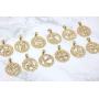 CaliRoseJewelry 14k Yellow Gold Zodiac Pendant