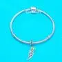 Sambaah Angel Wing Charm 925 Sterling Silver Wing Pendant Feather Charm Lucky Bracelets Charm Sambaah Angel Wing Charm 925 Sterling Silver Wing Pendant Feather Charm Lucky Bracelets Charm